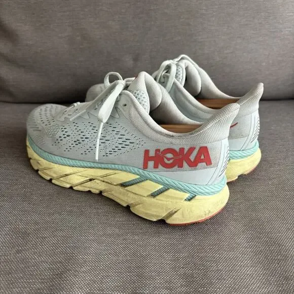 Hoka One One Womens Clifton 7 1110509 MMHC Blue Running Shoes Sneakers US Size 7 - Picture 11 of 16